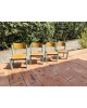 4 Chaises enfant empilables Vintage