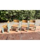 4 Chaises enfant empilables Vintage