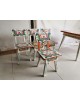 Salon table + 4 chaises enfant vintage ethnique