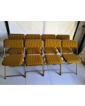 Suite de 6 Chaises pliantes vintage LAFUMA