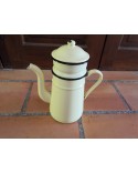 Cafetière ancienne émaillée à 1 étage