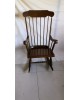 Rocking-chair bois massif vintage années 50-70