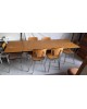 Table et 6 chaises en formica pieds eiffel Vintage Années 50